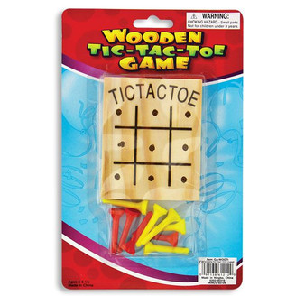 Wooden Tic-Tac-Toe Game Set