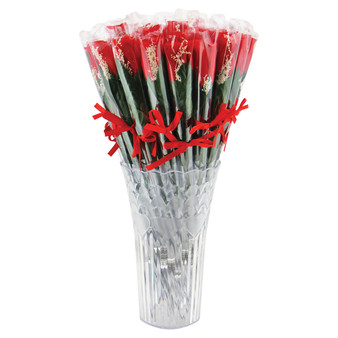 Scented Faux Red Rose