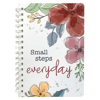 Inspirational Spiral Journal - Small Steps Everyday