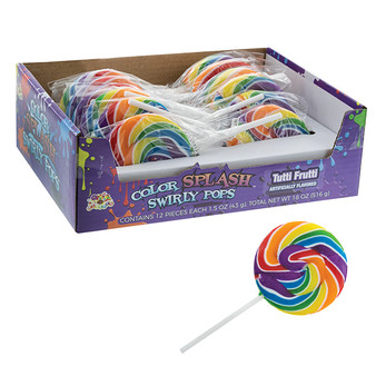 Rainbow Swirl Pop - Tutti Fruitti - 1.5oz