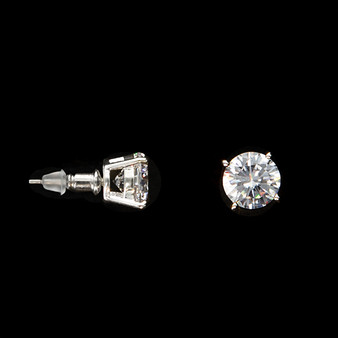 Amanda Blu Stud Earrings - Silver