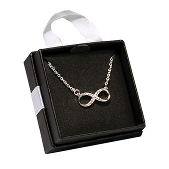 Julia Harper Infinity Necklace - Silver