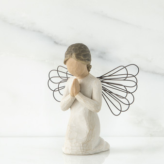 Willow Tree Sculpted Figurine - Angel Of Prayer