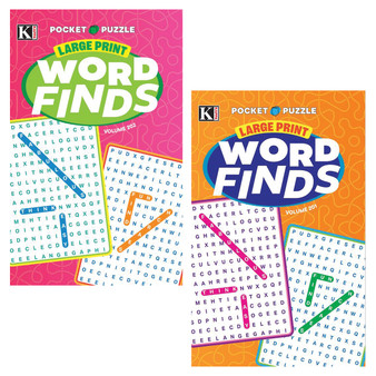 Pocket Digest Word Finds - Large Print