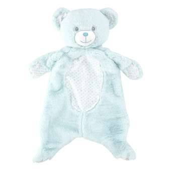 Security Bear Baby Blanket - Blue