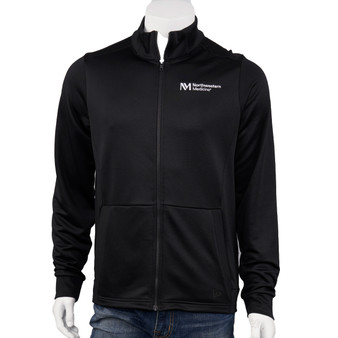 Northwestern Medicine Logoed Men's Full-Zip Performance Jacket - Black - L