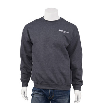 Northwestern Medicine Logoed Crew Sweatshirt - Dark Heather Gray - M