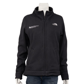 Northwestern Medicine Logoed Women's North Face Fleece Jacket - Black - 2X