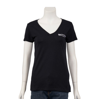 Northwestern Medicine Logoed Women's V-Neck T-Shirt - Black - S