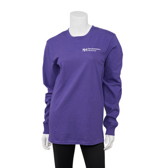 Northwestern Medicine Logoed Long-Sleeved Shirt - Purple - XL