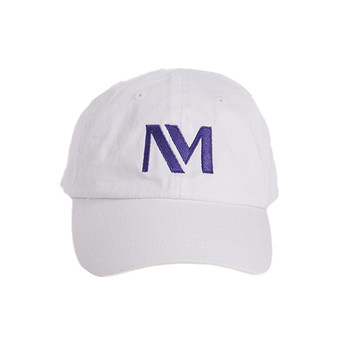 NM Logoed Baseball Cap - White
