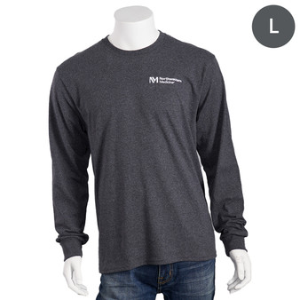 Northwestern Medicine Logoed Long-Sleeved Shirt - Dark Heather Gray - L