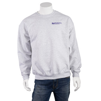 Northwestern Medicine Logoed Crew Sweatshirt - Ash Gray - M