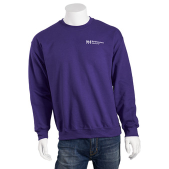 Northwestern Medicine Logoed Crew Sweatshirt - Purple - M