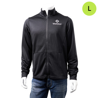 Wellstar Health Logoed Men's Full-Zip Performance Jacket - Black - L