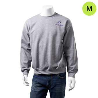 Wellstar Health Logoed Crew Sweatshirt - Dark Heather Gray - XL