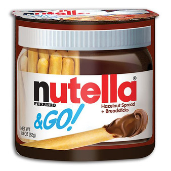 Nutella and Go Hazelnut Spread and Breadsticks Snack Pack