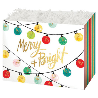 Basket Box - Holiday Lights, Merry & Bright - Large