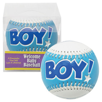 Welcome Baby Baseball - Boy
