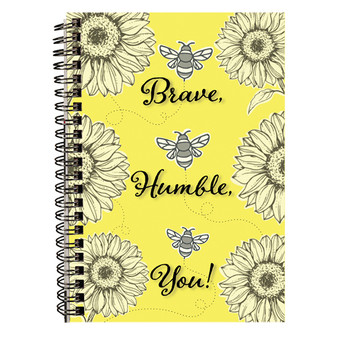 Hardcover Journal - Bee Brave Bee Humble Bee You