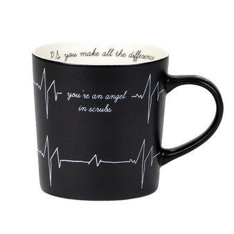 Angel in Scrubs Bone China Coffee Mug