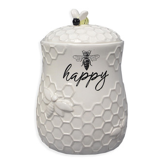 Bee-Themed Kitchen Canister Jar