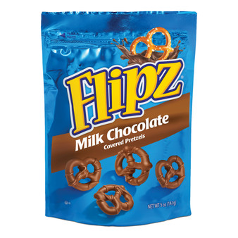 Flipz Covered Pretzels - Milk Chocolate - 5oz Bag