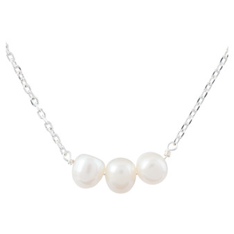 Amanda Blu 3 Pearl Row Necklac