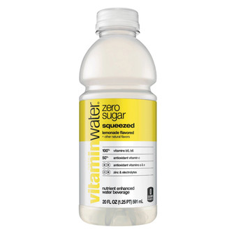 Vitamin Water - Zero Sugar Sqeezed Lemonade - 20oz Bottle