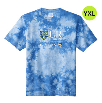 Golisano Children's Hospital Youth SS Crystal Tie Dye Tee - Sky Blue - XL