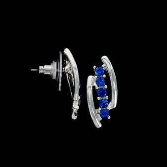 Julia Harper Blue Stone Drop Earrings