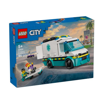 Lego City - Emergency Ambulance Building Toy Set