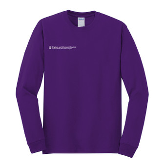 Brigham & Women's Hospital Long-Sleeved T-Shirt - Purple - 2X