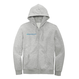 Brigham & Women's Hospital Full-Zip Hoodie - Light Heather Gray - S