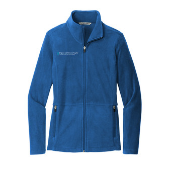 Brigham & Women's Hospital Women's Microfleece Jacket - Royal Blue - L
