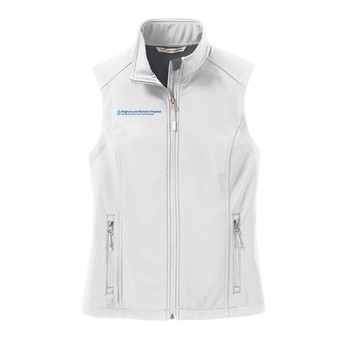 Brigham & Women's Hospital Women's Soft Shell Vest - Marshmallow - XL