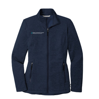Brigham & Women's Hospital Women's Fleece Jacket - Navy Blue - M