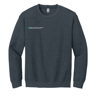 Brigham & Women's Hospital Crewneck Sweatshirt - Dark Heather Gray - 2X