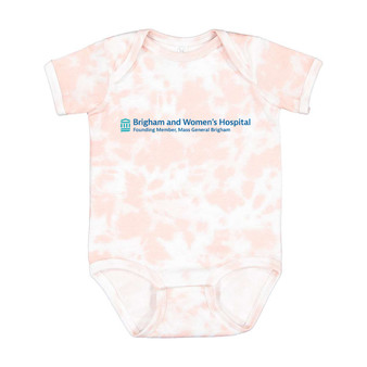 Brigham & Women's Hospital Tie-Dye Baby Bodysuit - Pink - 6M
