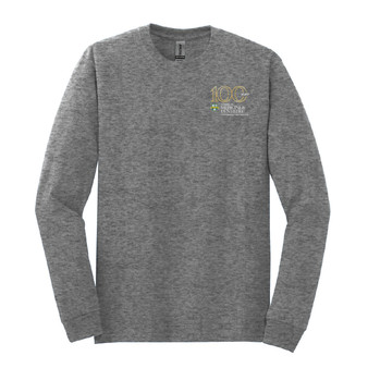 UR School of Medicine & Dentistry Centennial Long-Sleeved Shirt - Graphite Heather - XL