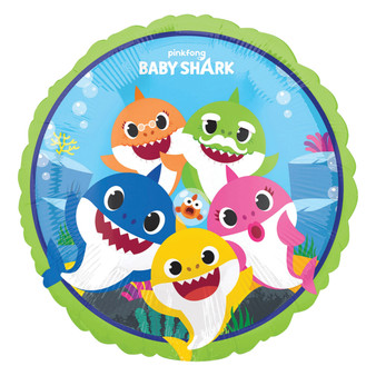 Baby Shark Mylar Balloon
