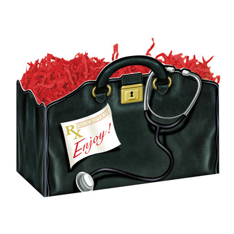 Doctor's Bag Gift Basket Box - Large