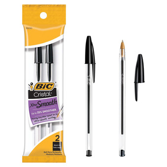 Bic Cristal 2-Pack Xtra Smooth Pens