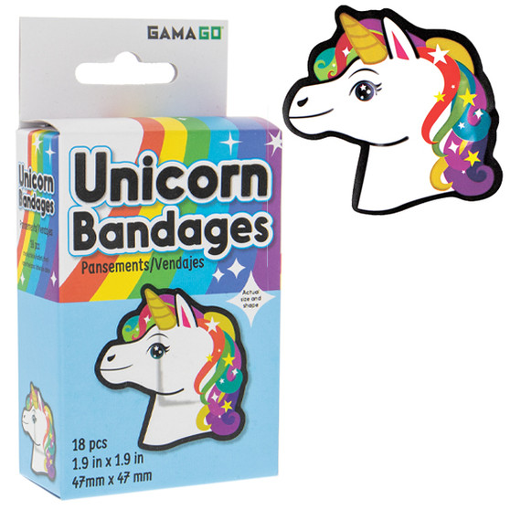 GamaGo Shaped Bandages - Unicorn