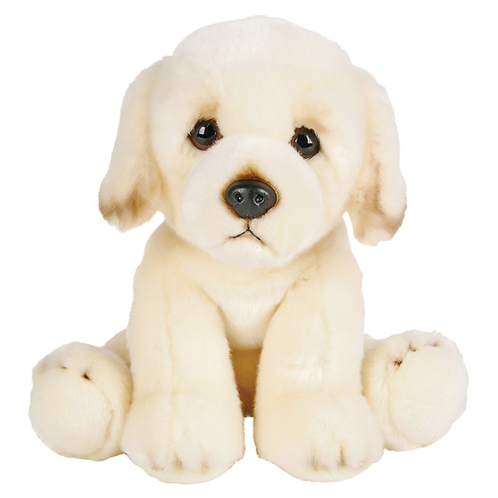 Lifelike 10-Inch Plush Golden Retriever Puppy