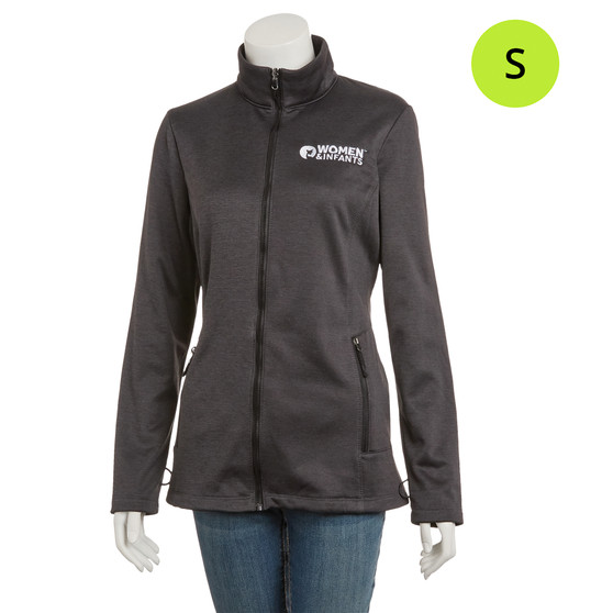 Women and Infants Hospital Logoed Women's Fleece Jacket - Black - S