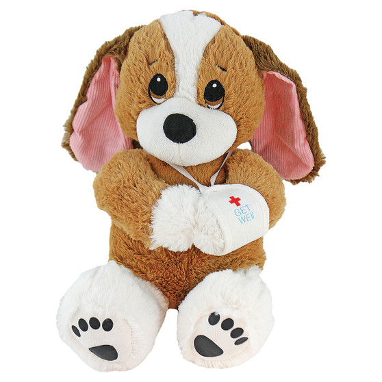 Melancholy Mel Get Well Plush Dog