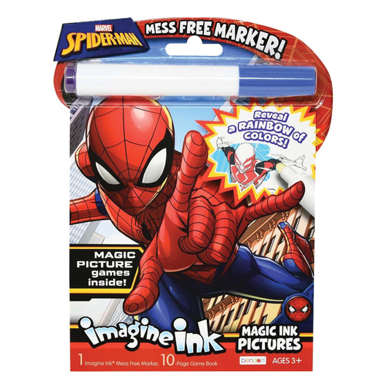 Imagine Ink Magic Ink Pictures - Spider-Man