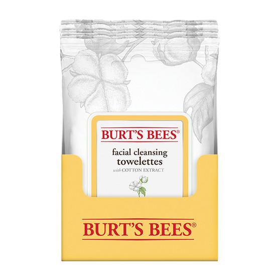 Burt's Bees Facial Cleansing Towelettes for Sensitive Skin - 10ct Pack