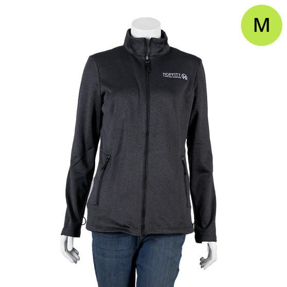 Moffitt Cancer Center Logoed Women's Fleece Jacket - Black - Medium